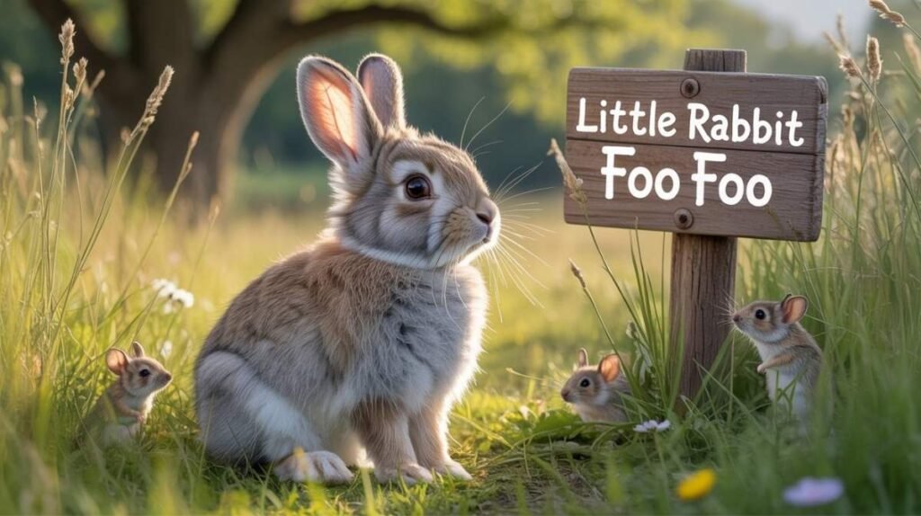 Little Rabbit Foo Foo Rhyme Explained Simply - Little Rabbit Foo Foo Words 
