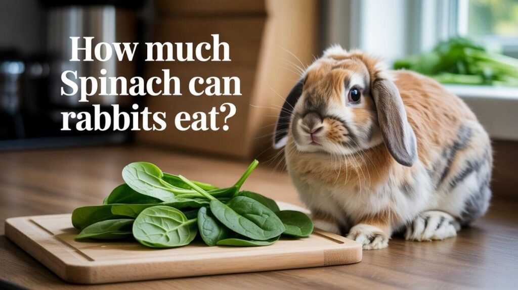 How Much Spinach Can Rabbits Eat?