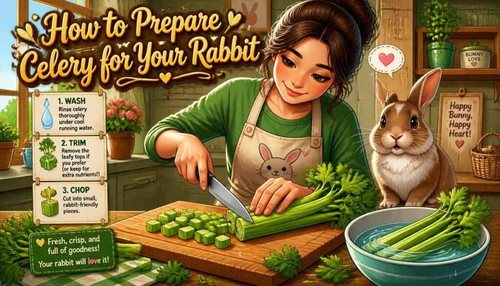 How to Prepare Celery for Your Rabbit