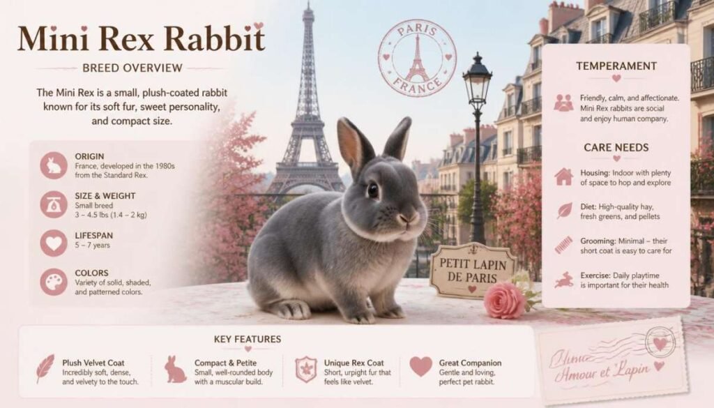 Mini Rex Rabbit Breed Overview