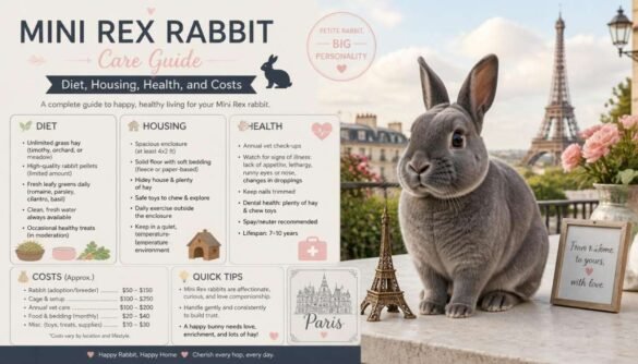 Mini Rex Rabbit Care Guide Diet, Housing, Health, and Costs - Mini Rex Rabbit Care