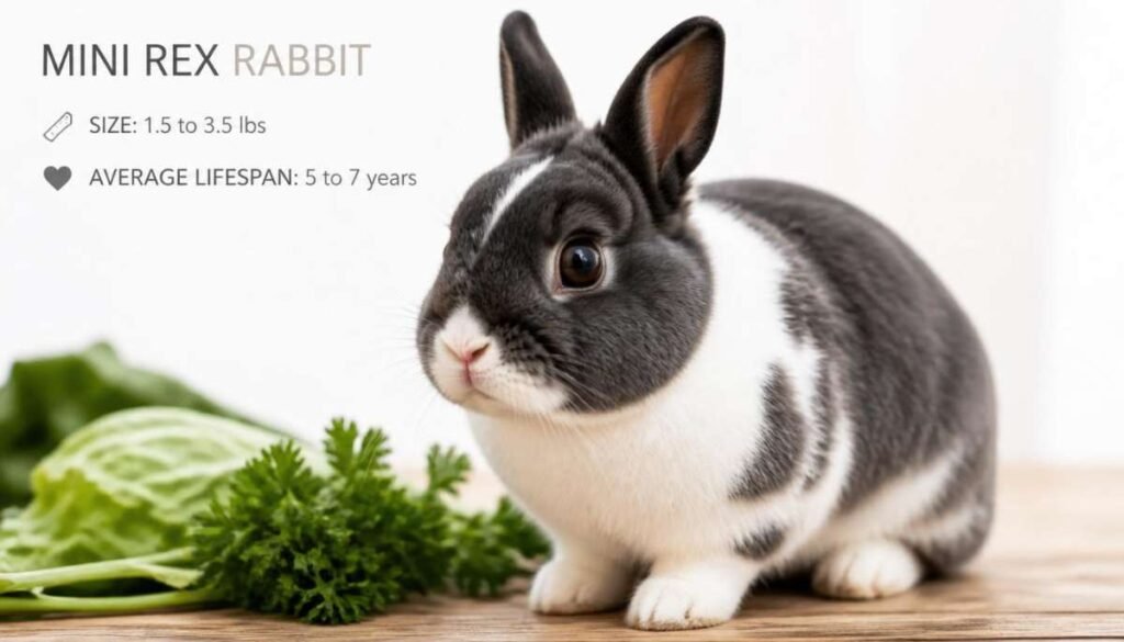 Mini Rex Rabbit Size and Lifespan