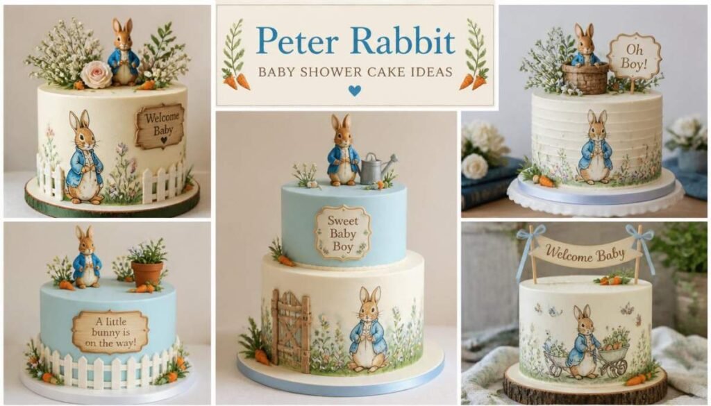 Peter Rabbit Baby Shower Cake Ideas