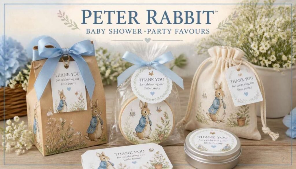 Peter Rabbit Baby Shower Party Favours
