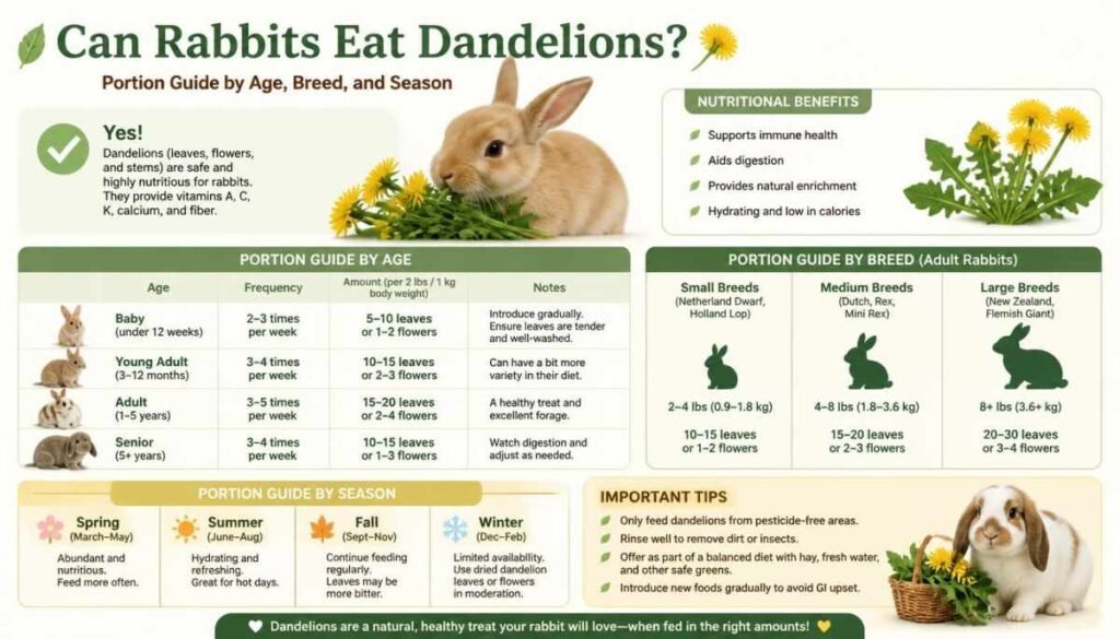 Are Dandelions Safe for Rabbits?