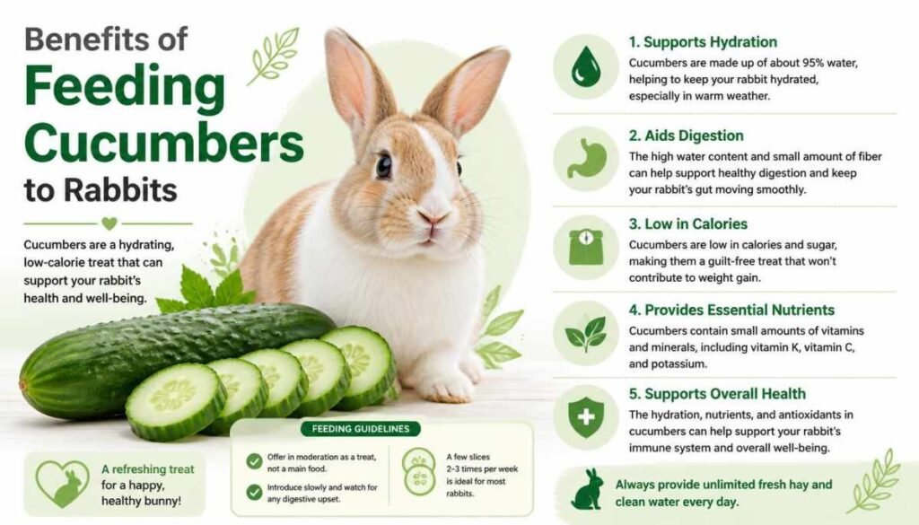 Benefits of Feeding Cucumbers to Rabbits