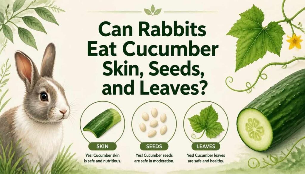 Can Rabbits Eat Cucumber Skin, Seeds, and Leaves?