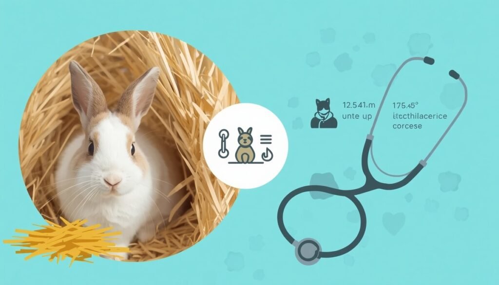 Comparison of harmless and serious causes of rabbit sneezing