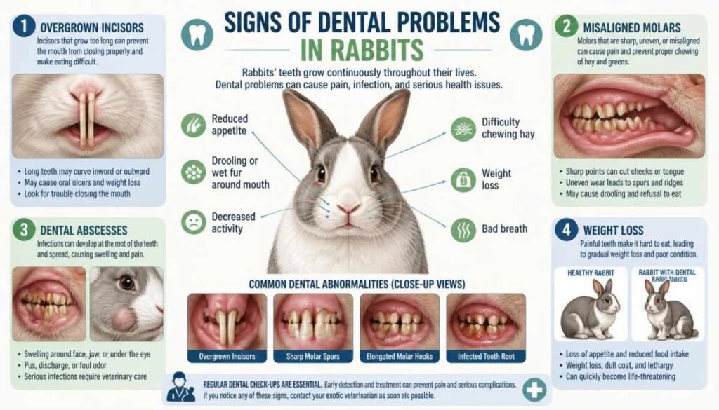Signs of Dental Problems in Rabbits