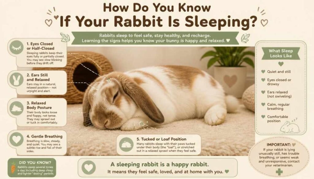How Do You Know If Your Rabbit Is Sleeping?